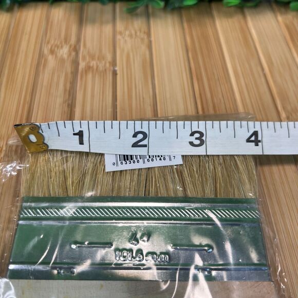 Box of 12 New 4 Inch Chip Paint Brush Light Brown 100% Pure Bristle Pro Grade - Picture 4 of 8